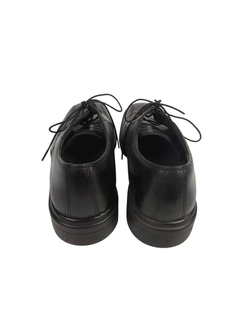 Rockport Men's Bicycle-Toe Derby Dress Shoes Black Leather Size 9.5M